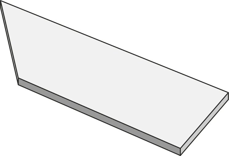 Плитка для басейна 40x120 PGDKSD3 AngSxImera Ret 20Mm Panaria Kairos з колекції Kairos Panaria