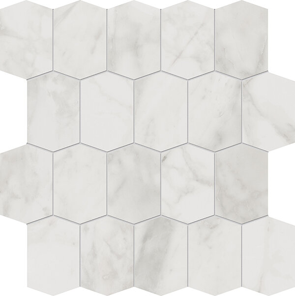 Мозаїка 31x35 White Mosaico Hexagon - Velvet - NA98 з колекції Velvet Astor Мозаїка 31x35 White Mosaico Hexagon - Velvet - NA98 з колекції Velvet Astor