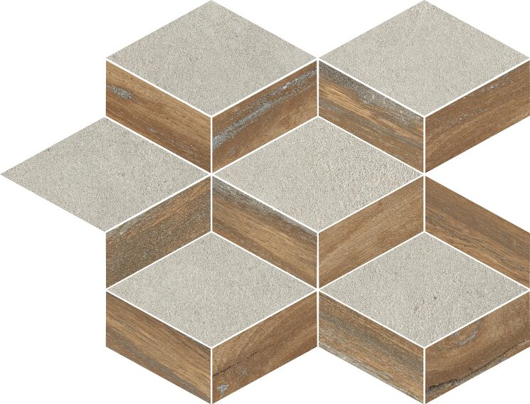 Мозаїка 24x30 J90589 Infinity Mosaico Triangle Oak Rondine Infinity з колекції Infinity Rondine