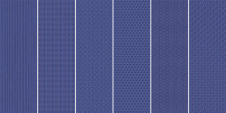 Плитка (10x30) Vibration Dark Blue (6 patterns) - Vibration