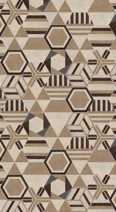 Плитка 21,6x25 Tex. Mix Esa C - Textile - D629 з колекції Textile Marca Corona