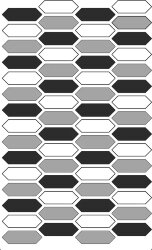 Мозаїка 27x40 XXS Losanga THREE COLOURS Plus Etruria XXS