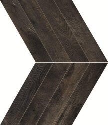 Мозаїка Chevron Mono Nero Bruciato 29.4x34 Provoak Provenza