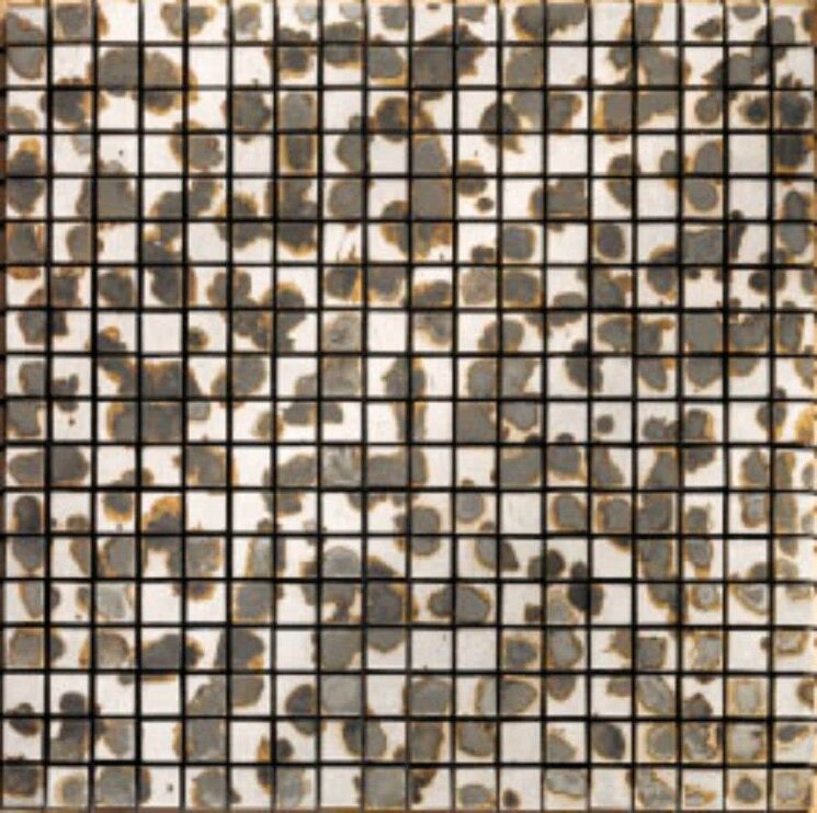 Мозаїка (30.5x30.5) MOS./1.5 Silver Black - Lacche, Reflex з колекції Lacche, Reflex Petra Antiqua
