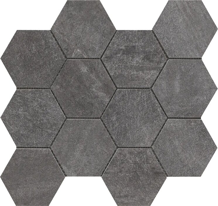 Мозаїка 30x34 Glamstone Smoke Mosaico Abitare Glamstone з колекції Glamstone Abitare