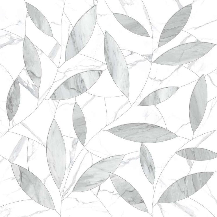 Панно Arredo Foglie Carrara Argenta 240x240 Cut On Size Vallelunga з колекції Cut On Size Vallelunga