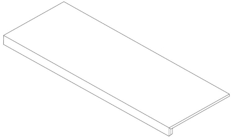 Сходинка (33x150) CGI1 Art Cement Gradone Rt C/Profilo Incollato - Art з колекції Art Supergres Сходинка (33x150) CGI1 Art Cement Gradone Rt C/Profilo Incollato - Art з колекції Art Supergres