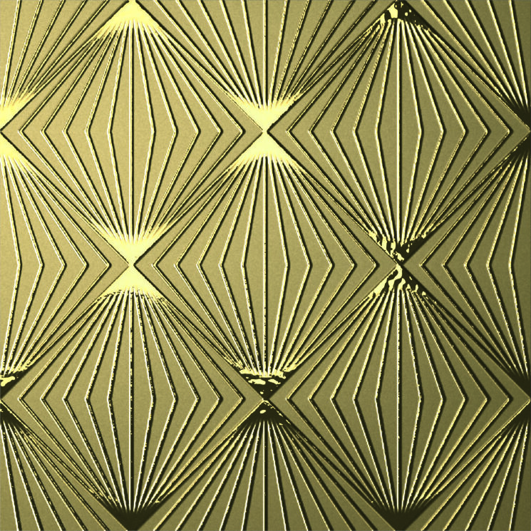 Плитка 14,8*14,8 Royal Gold Glossy Gatsby ZYX з колекції Gatsby ZYX
