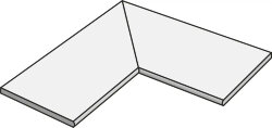 Бортик для басейну Percorsi Smart Ang. Int. Bordo Toro Pietra Di Lavis R11 Ret - 30x60  Percorsi Smart