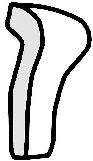 2x3.5 SGT/FLU.CA Angolo Esterno Terminale Camelia Tonalite Fluid з колекції Fluid Tonalite