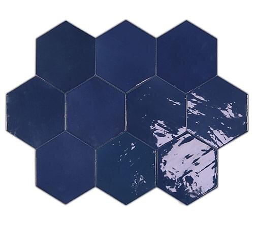 Плитка Cobalt 10.8x12.4 Zellige Hexa Wow з колекції Zellige Hexa Wow