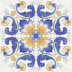 Плитка Cotto Mediterraneo Decoro Capri Luc - 34x34 S3301 Cotto Mediterraneo