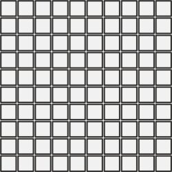 Мозаїка Flow Matte Mosaico 3x3 30x30 BW Marble Floor Gres