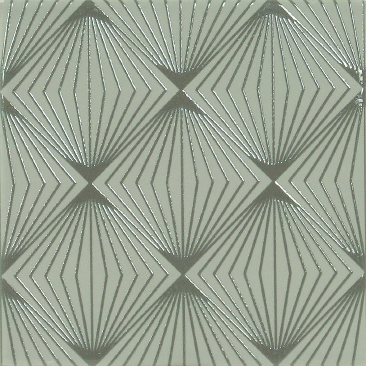 Плитка 14,8*14,8 Royal Grey Velvet Glossy Gatsby ZYX з колекції Gatsby ZYX