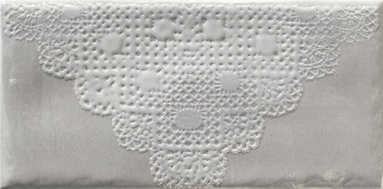 Декор Bianco Inserto C 9.8x19.8 Moli Paradyz з колекції Moli Paradyz