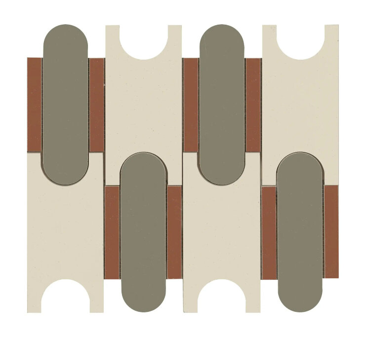 Мозаїка Momenti Mosaico Puzzle Avorio - 30.6x32.8 MAL9 Momenti з колекції Momenti Marazzi