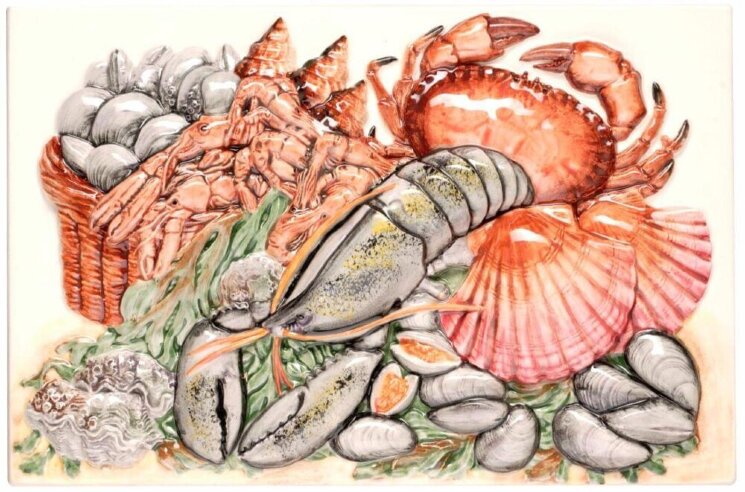 Декор Sea Harvest Plaque Clematis 20x30 La Belle Original Style з колекції La Belle Original Style