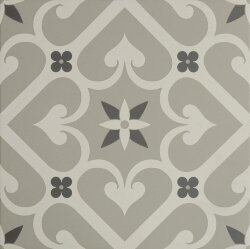 Декор Epoque White And Dark Grey On Grey 29.8x29.8 Odyssey Original Style