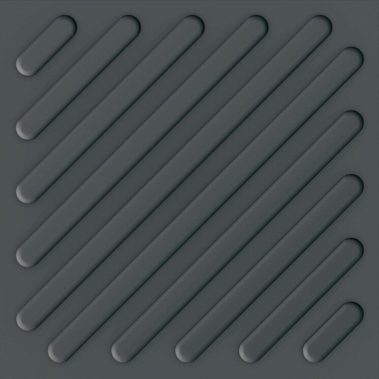 Плитка GT Black Turn MT73 з колекції Ground Track Atlas Concorde