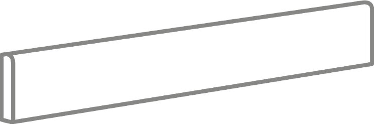 Плінтус 7x89,6 Tmg Battiscopa Silver Rett - Time Design - TMGB19K з колекції Time Design NovaBell