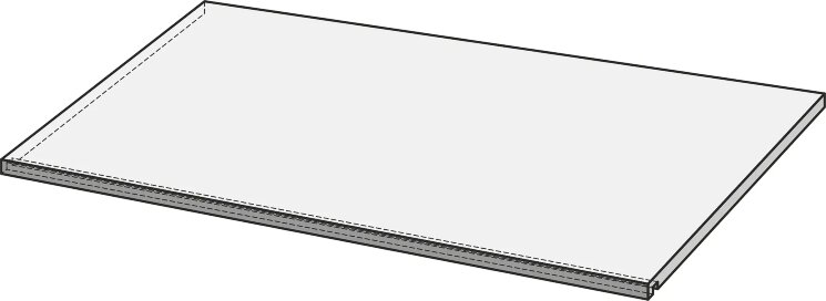 Сходинка 40x100 MNA1 Bluestone Grigio Gradone Lav.1Lato Lungo Marazzi Mystone Blustone 20 з колекції Mystone Blustone20 Marazzi