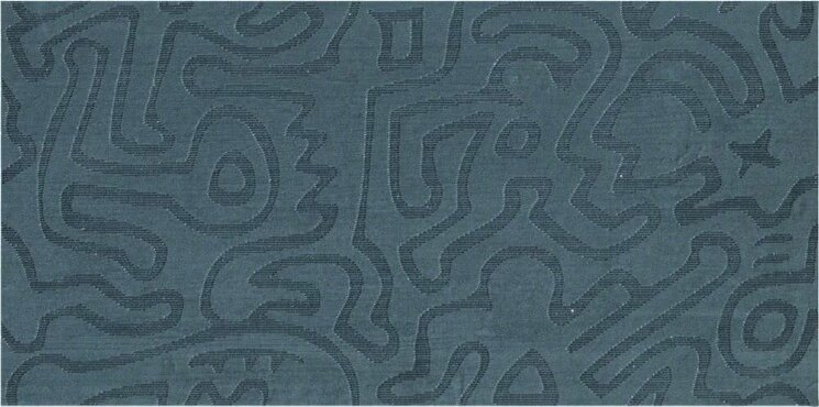 Декор (23.7x47.8) 16353- Decoroshapesbblackrettificato - The Wall з колекції The Wall Settecento