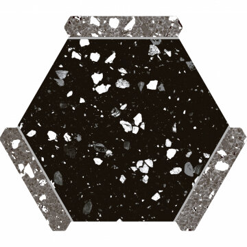 Плитка Maggrigore Nero 22x25 з колекції Avant Monopole Плитка Maggrigore Nero 22x25 з колекції Avant Monopole