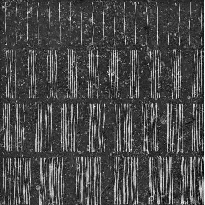 Декор Outline Triple Black H 20x20 Pietre41 41zero42 з колекції Pietre41 41zero42