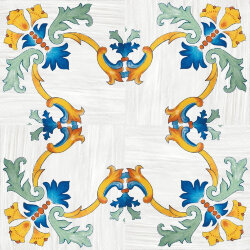 Плитка Cotto Mediterraneo Decoro Cuma Luc - 34x34 S4290 Cotto Mediterraneo