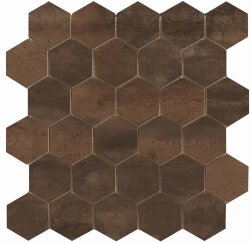 Мозаїка (30x30) Hexagono Acero Cooper - Acero