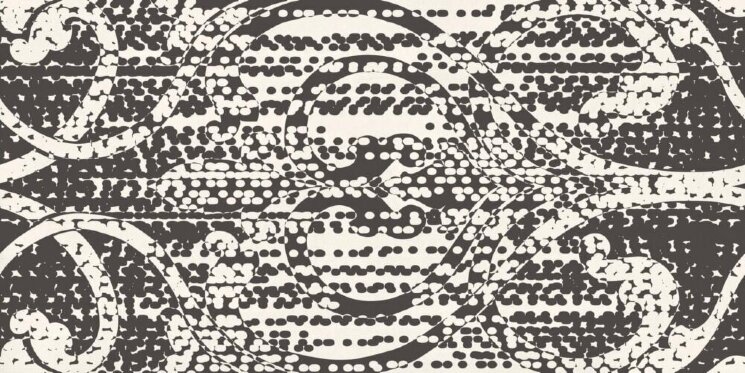 Панно Antiques Black Digit+ 120x240 Wide And Style Plus ABK з колекції Wide And Style Plus ABK