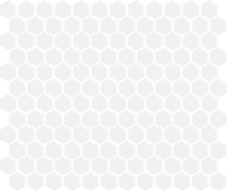 Мозаїка Rock Art Hexagono Mini Blanco - 26.5x31 FMVT6HQ011 Rock Art з колекції Rock Art Roca