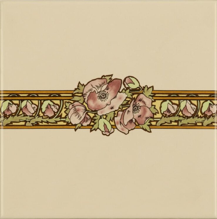 Декор Nocturnal Slumber Border Tile 15.2x15.2 Artworks Colonial White Original Style з колекції Artworks Colonial White Original Style Декор Nocturnal Slumber Border Tile 15.2x15.2 Artworks Colonial White Original Style з колекції Artworks Colonial White Original Style