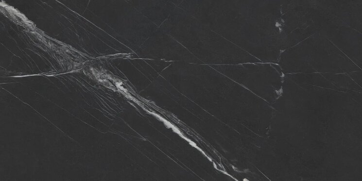 Плитка 30x60 5323 Blake Veined Nero Ret Dom Ceramiche Blake з колекції Blake Dom Ceramiche