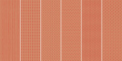 Плитка (10x30) Vibration Orange (6 patterns) - Vibration
