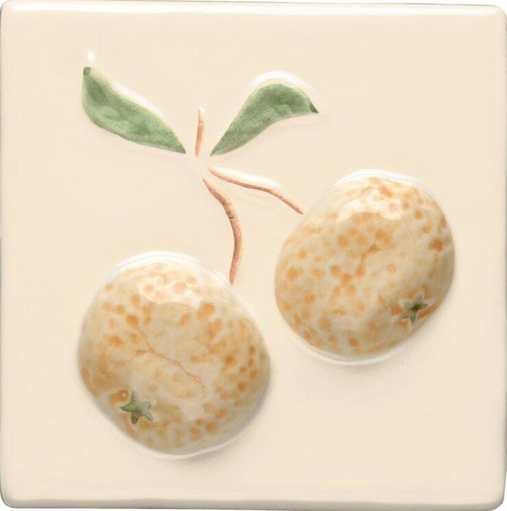 Декор Oranges On Off White 10.5x10.5 Classic Winchester з колекції Classic Winchester Декор Oranges On Off White 10.5x10.5 Classic Winchester з колекції Classic Winchester