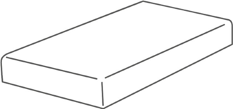 Кутовий елемент 30x60 K. Bianco Ang. Sx Elem. Lcosta Retta - Konkrete Project Outfit 2.0 - XKO3AELSX1 з колекції Konkrete Project Outfit 2.0 Castelvetro