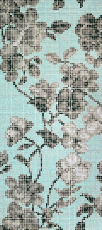 Мозаїка (291.2x129.4) Hanami Azzurro A - Decori 20 з колекції Decori 20 Bisazza