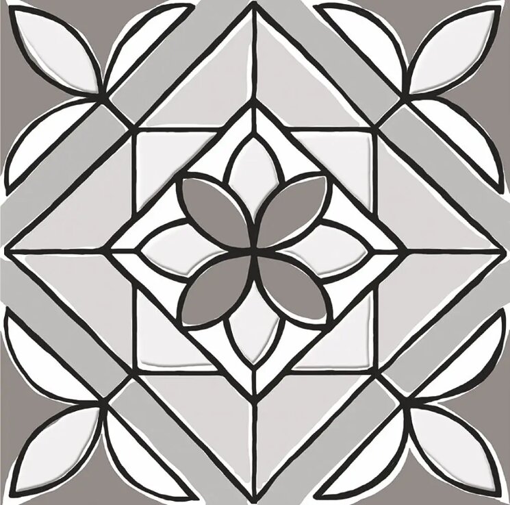 Плитка 15x15 0146794 Grigio #03 Unica Sorrento з колекції Sorrento Unica