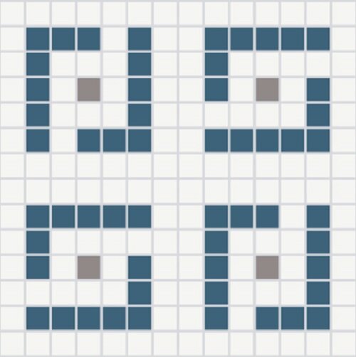 Мозаїка 33,33x33,33 Palm 2-Palm Springs з колекції Palm Springs Hisbalit