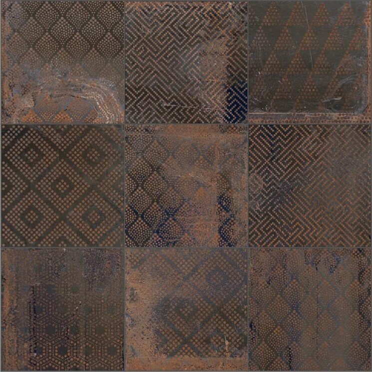 Декор Patchwork Dark 20x20 Oxidart Sant Agostino з колекції Oxidart Sant Agostino