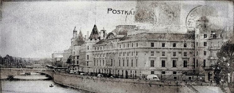 Декор Postcard Grey 2 Inserto 20x50 Treviso Ceramika Konskie з колекції Treviso Ceramika Konskie