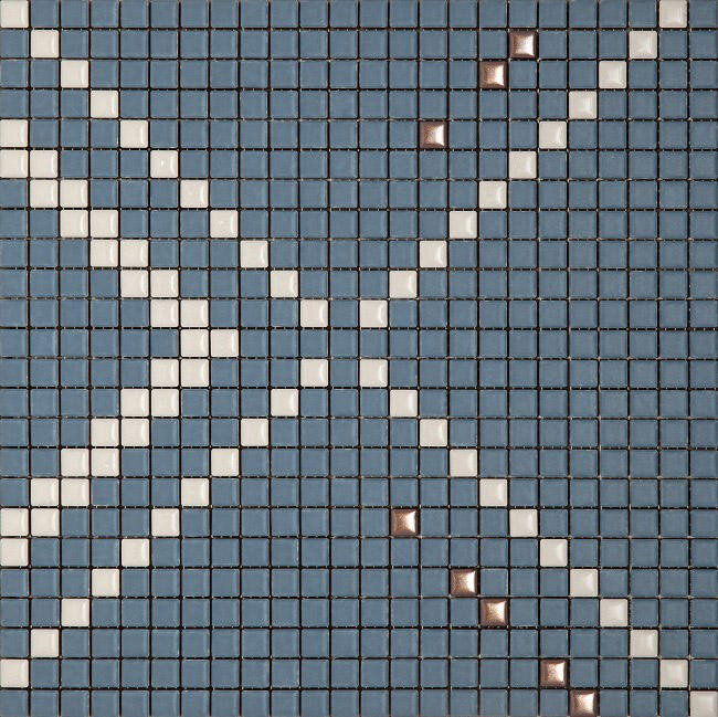 Мозаїка 1.2x1.2 Metrica Incroci Set 26 Div 01 Mtl 13 Chip - Metrica - INCR004 з колекції Metrica Appiani