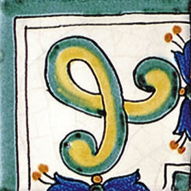 Декор (20x20) Acacia Angolo Le Greche EGli Angoli - Cotto Salernitano з колекції Cotto Salernitano Giovanni De Maio