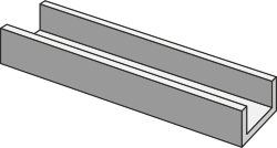Travertino Xt 20 Vein Beige Canalina Rt - 15x60 RCMS Realstone_Travertino XT20