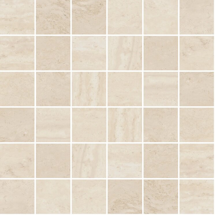 Мозаїка 30x30 M9NZ Mystone Travertino Navona Mosaico Marazzi Mystone Travertino з колекції Mystone Travertino Marazzi