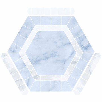 Плитка Ibiza Blue 22x25 з колекції Avant Monopole