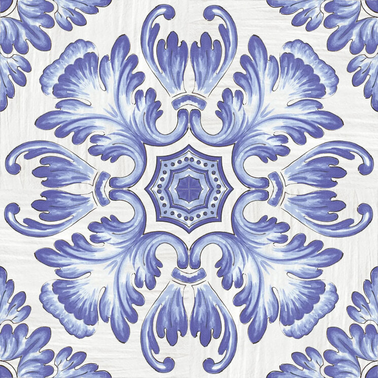 Плитка Cotto Mediterraneo Decoro Maronti Luc - 22x22 SNE2302P Cotto Mediterraneo з колекції Cotto Mediterraneo Savoia