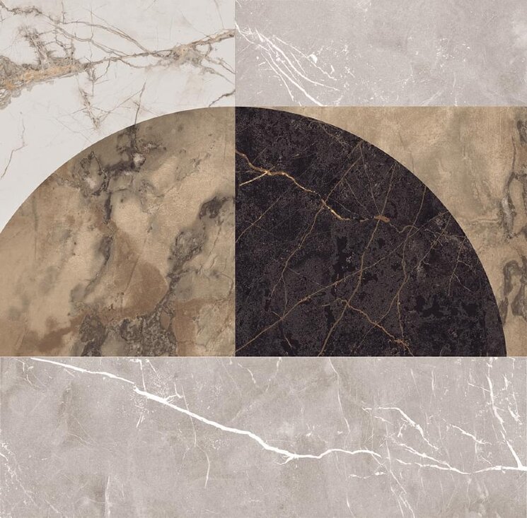 Декор Abstract Rett 60x60 Epoque Ariana з колекції Epoque Ariana