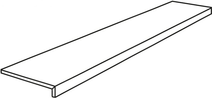Сходинка (30x120) 1058518 Costa Retta Walk White - Walk з колекції Walk Cercom